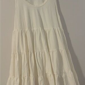 Miss Selfridge Ivory Tiered Babydoll Dress